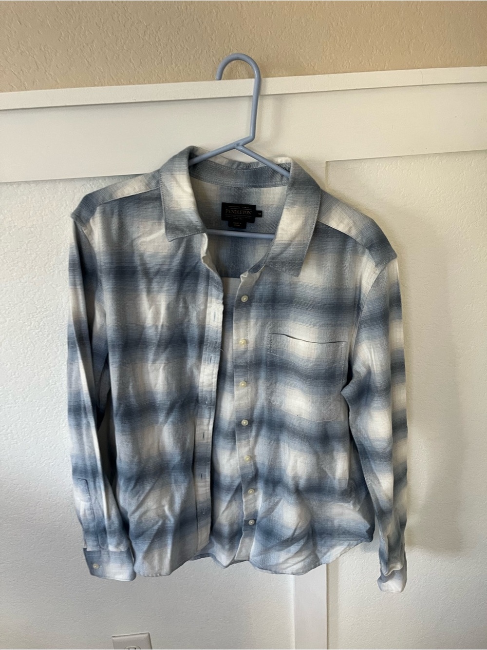 Pendleton Women's Medium Plaid Button-down